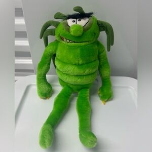 Exclusive Vintage RAID Mascot Green Bug Plush Stuffed Animal Dakin 1987 Roach